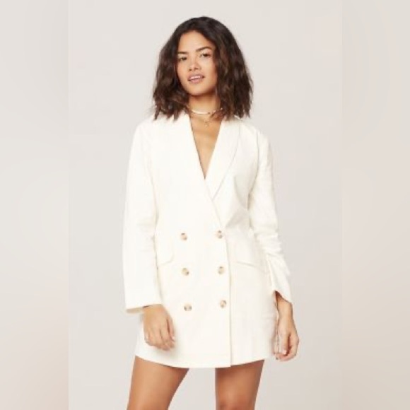 L*Space NWT Cream Jenna Blazer Dress - Picture 3 of 9